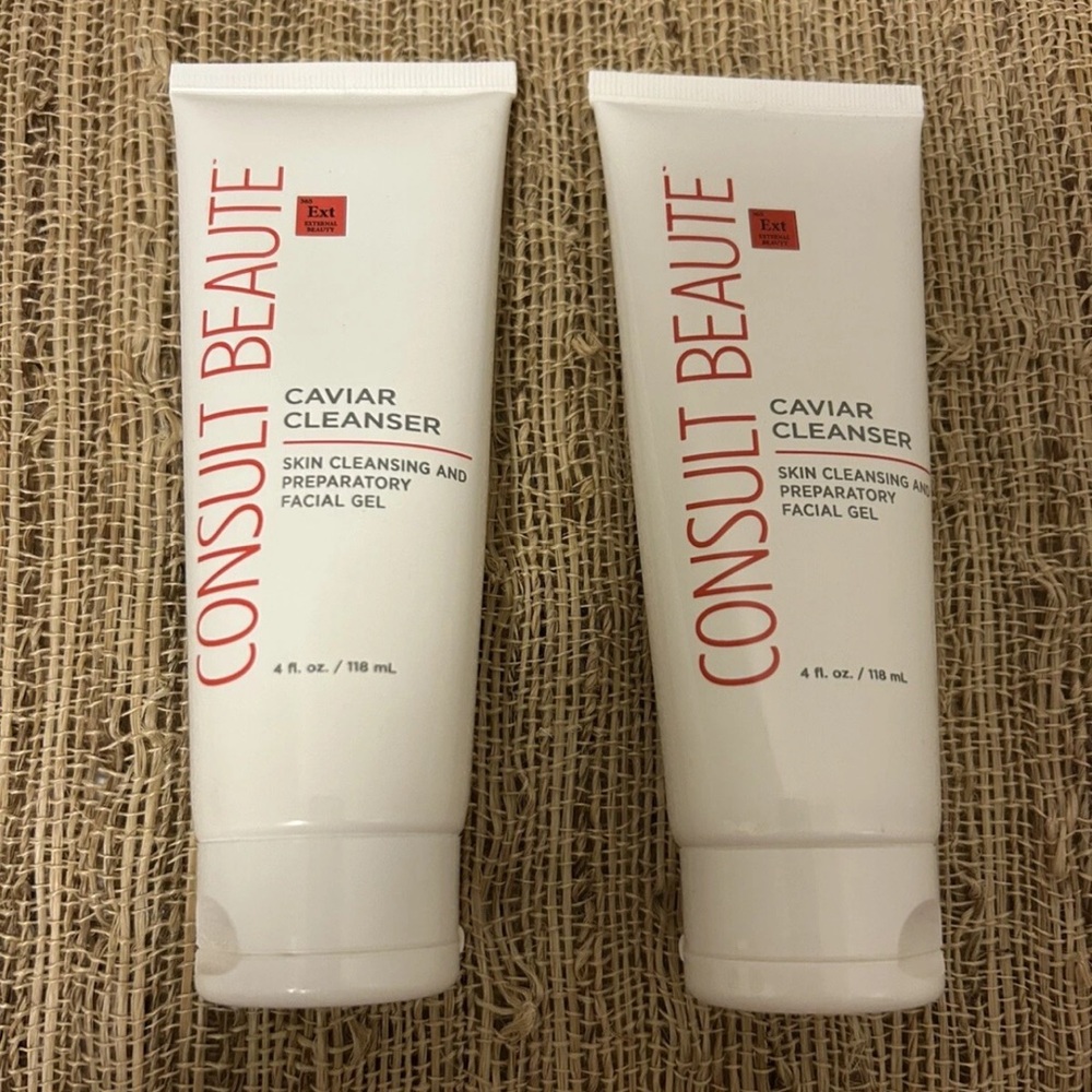 Consult Beaute Caviar Cleanser 4 fl Oz Tubes.  Two Pack. New and Sealed.